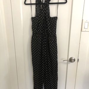 Twist neck jumpsuit